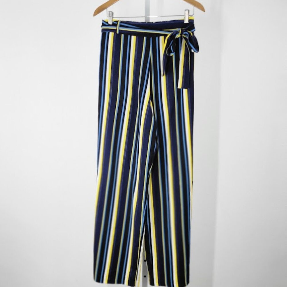 BLOOMINGDALE'S MAREE POUR TOI spring stripe pants Sz 16 NEW - Picture 2 of 8
